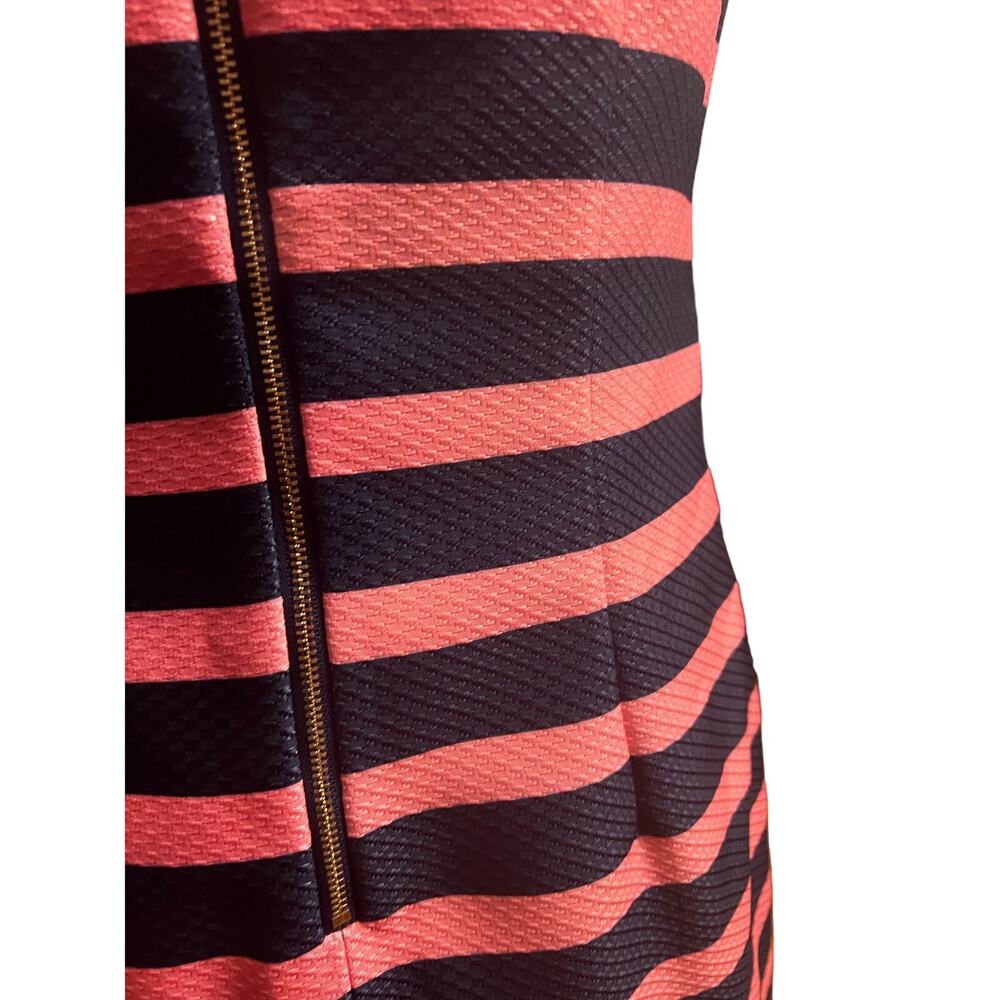 Jessica Howard sleeveless striped dress pink and navy size 6 - Picture 4 of 6
